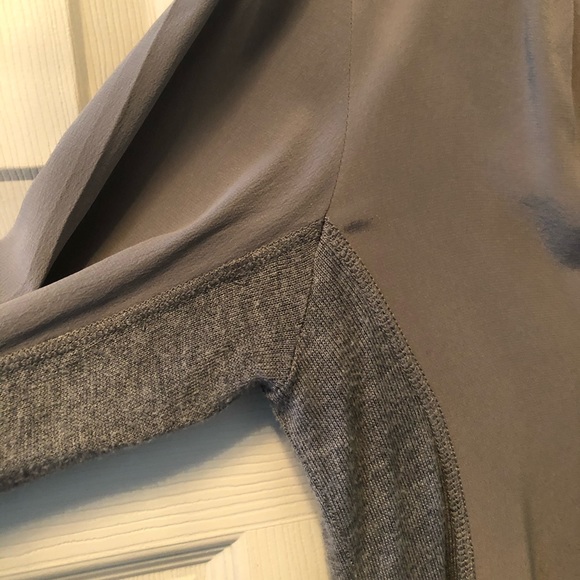 Nanette Lepore Gray long sleeved top f - Picture 4 of 5
